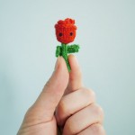 Tiny Rose Free Knitting Pattern