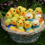 Knitted Easter Chicks (to fit over a creme egg)