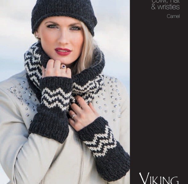 Chevron Cowl, Hat & Wristies Free Knitting Patterns