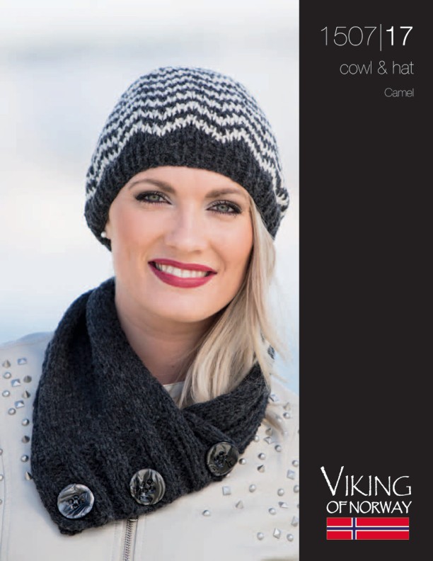 Chevron Hat and Cowl Knitting Pattern