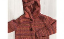 Kids Jacket with Hood Free Knitting Pattern