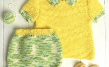 Passioknit Spring Baby Set Free Knitting Pattern