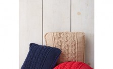 Cable Knit Trio Pillows Free Knitting Pattern