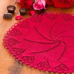 Valentine Heart Doily Free Knitting Pattern
