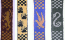 Double Knitted Harry Potter Bookscarves