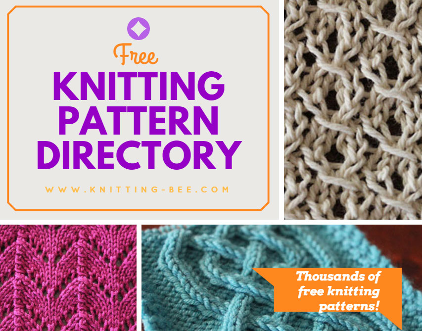 Directory of Free Knitting Patterns www.knitting-bee.com