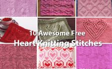 10 Awesome Heart Knitting Stitches