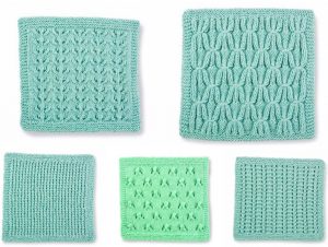 Build-a-Block Series – 5 Knit Stitch Blocks