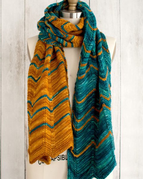 Dentado Scarf Free Knitting Pattern