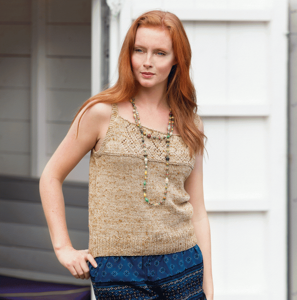 Free camisole top knitting pattern