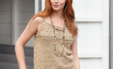 Free camisole top knitting pattern