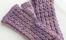 Martine Mitts Free Knitting Pattern