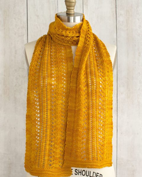 Sage Smudging Scarf Free Knitting Pattern