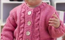 Seeds of Spring Free Baby Sweater Knitting Pattern