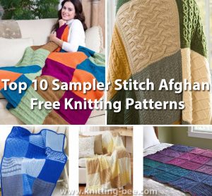 Top-10-Sampler-Stitch-Afghan-Free-Knitting-Patterns