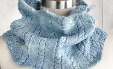 Zigzag Cable Cowl Free Knitting Pattern