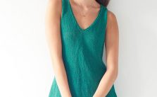 Filia Sleeveless Women’s Tee Free Knitting Pattern