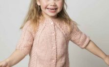 Young Child’s Short Sleeved Cardigan Knitting Pattern Free