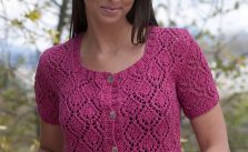 All Over Lace Free Cardigan Knitting Pattern