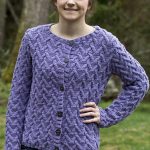 Allison Cabled Cardigan Knitting Pattern