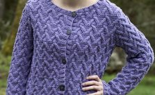 Allison Cabled Cardigan Knitting Pattern