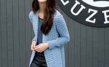 Amira Long Cardigan Free Knitting Pattern