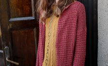 Bacca free cardigan knitting pattern