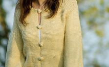 Basket and Garter Stitch Cardigan