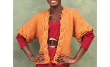 Bernat Cable Edge Cardigan Free Knit Pattern