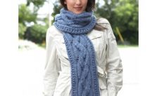 Bernat Zig Zag Scarf Lace Knit Pattern