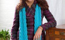 Cable-Edge Scarf Free Knitting Pattern
