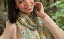 Cable and Lace Scarf Free Knitting Pattern