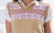 Caron Garden Flowers Vest