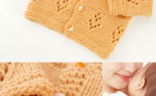 Cashmere baby cardi knitting pattern