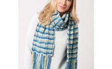 Color Weave Scarf Free Knitting Pattern