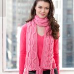 Compassion Scarf free Cable Knit Pattern