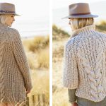 Creative Twist and Cable Cardigan Free Knitting Pattern