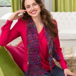 Drop Stitch Knit Scarf free pattern
