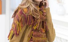 Drop-stitch Tassel Scarf Free Knitting Pattern