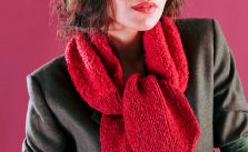 Espresso Easy Scarf Knitting Pattern Free