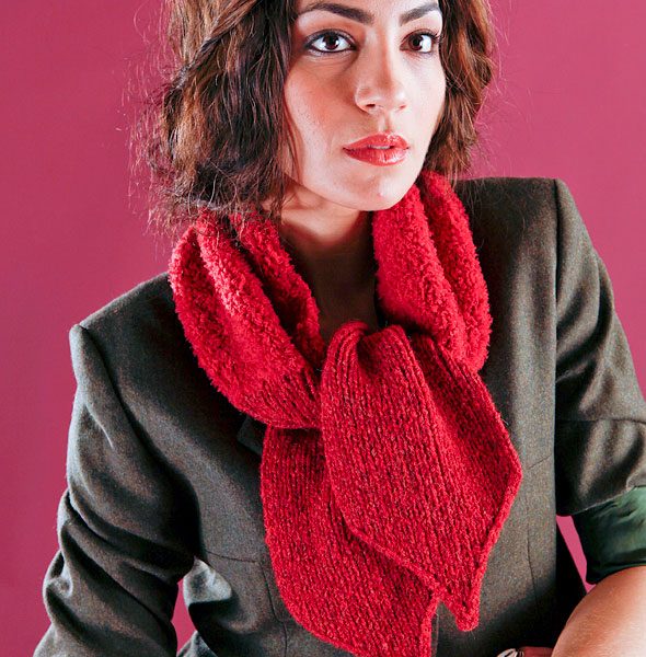 Espresso Easy Scarf Knitting Pattern Free