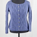 Everyday Cardigan with Lace and Cable Stitch Feature