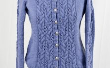 Everyday Cardigan with Lace and Cable Stitch Feature