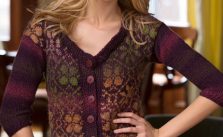 Fair Isle Cardigan free knit pattern