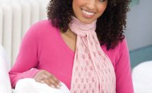 Fir Cone Lace Scarf Free Knit Pattern