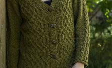 Graceful Cable Cardigan Free Knit Pattern