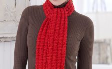 Heartwarming Knit Scarf Free Pattern