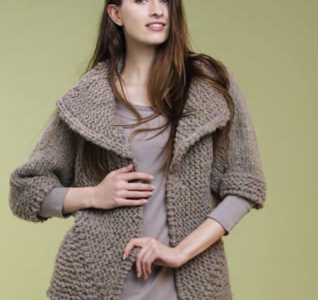 Hermoso Jacket Free Knitting Pattern