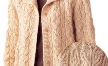 Japanese Cabled Cardigan Free Knitting Pattern
