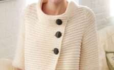Knit Ribbed Cardigan Free Pattern